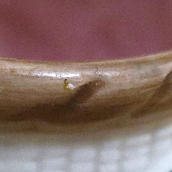 Fitz & Floyd Embossed X2 Coffee Mugs 4"H Floral & Basketweave 1989 - Picture 9 of 11